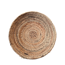 Talerz BOHO trawa morska naturalny Dekoracja Ozdoba wisząca 40cm